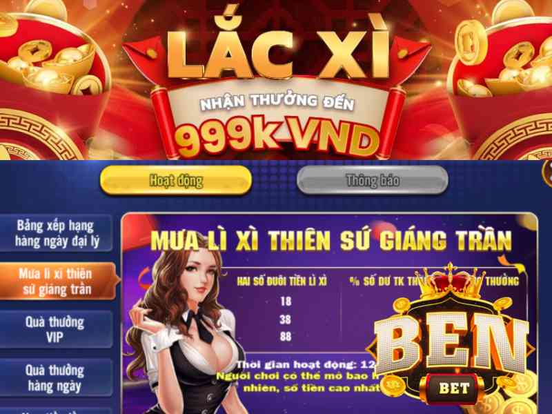 Benbet | Hướng dẫn nhận cược lì xì 68 lần mỗi ngày